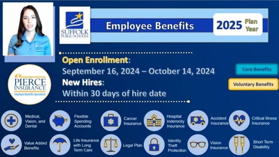 2025 suffolk public schools benefits video pierce insurance